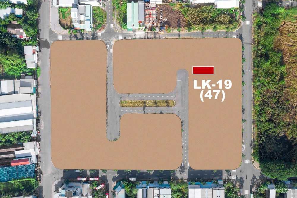Bán đất nền LK19 - 47 dự án KDC Long Hậu, giá cực chất 21,5 triệu/m2, 123,5 m2