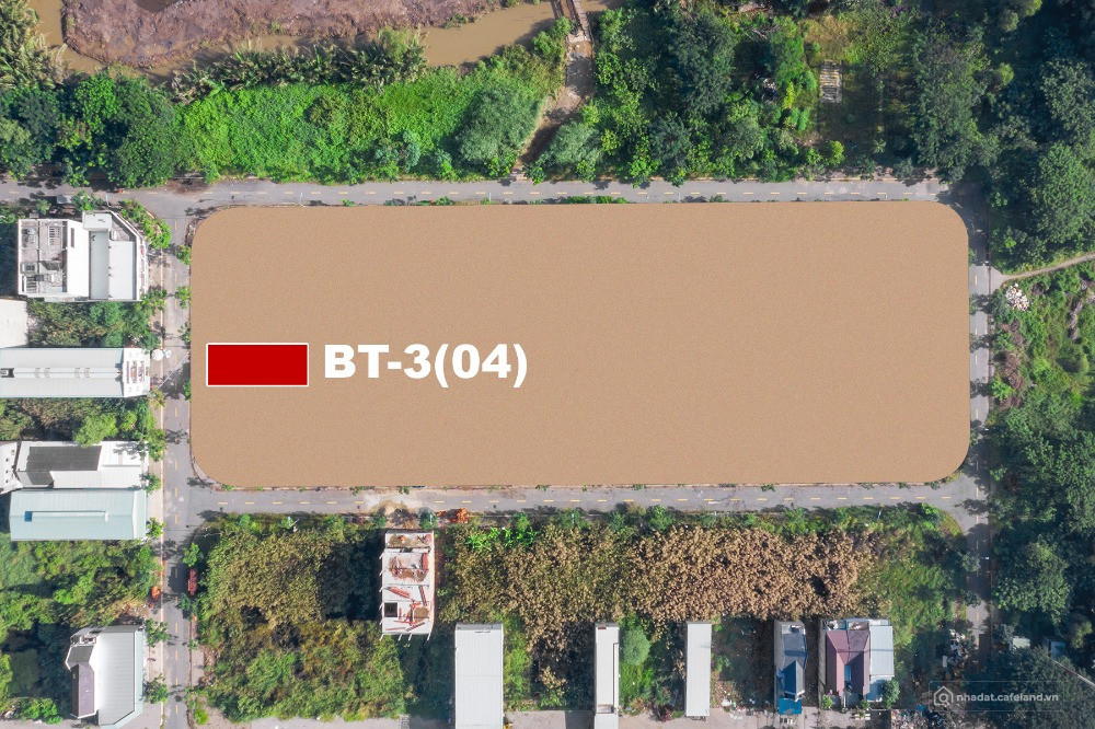 SADECO mở bán nền BT3 - 04 KDC Long Hậu - 202.5m², sổ hồng riêng, giá tốt
