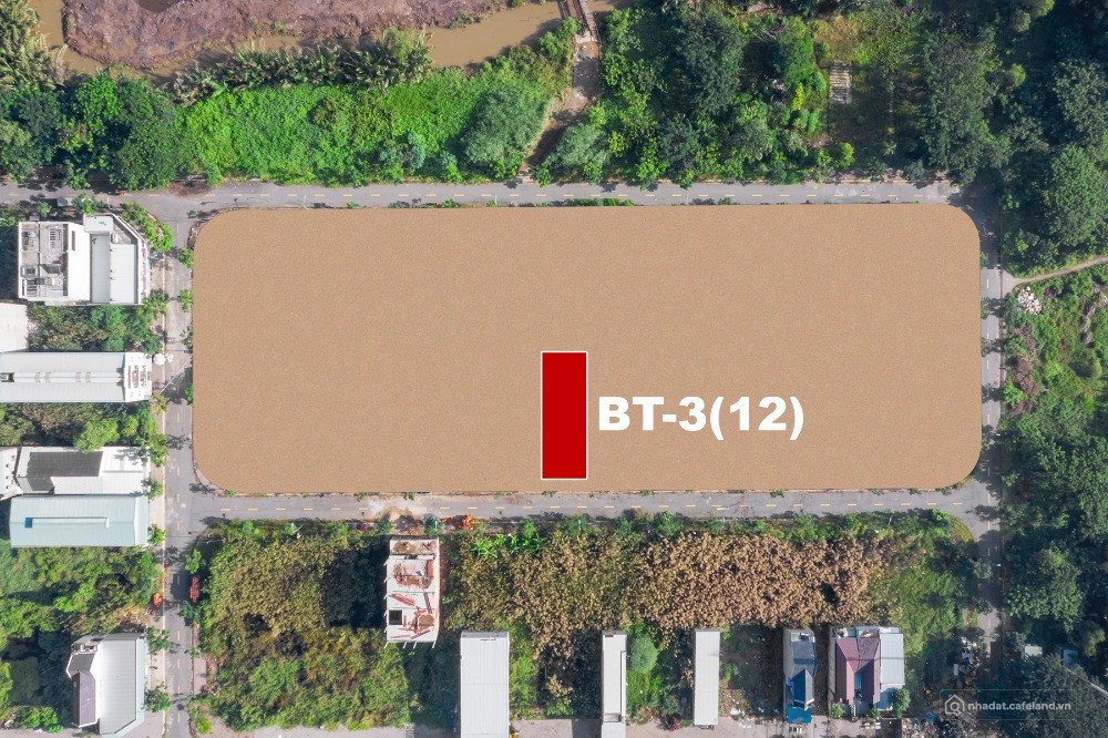Đầu tư ngay đất nền tại kdc Long Hậu với lô đất 280m², giá 5,04 tỷ, BT3-12