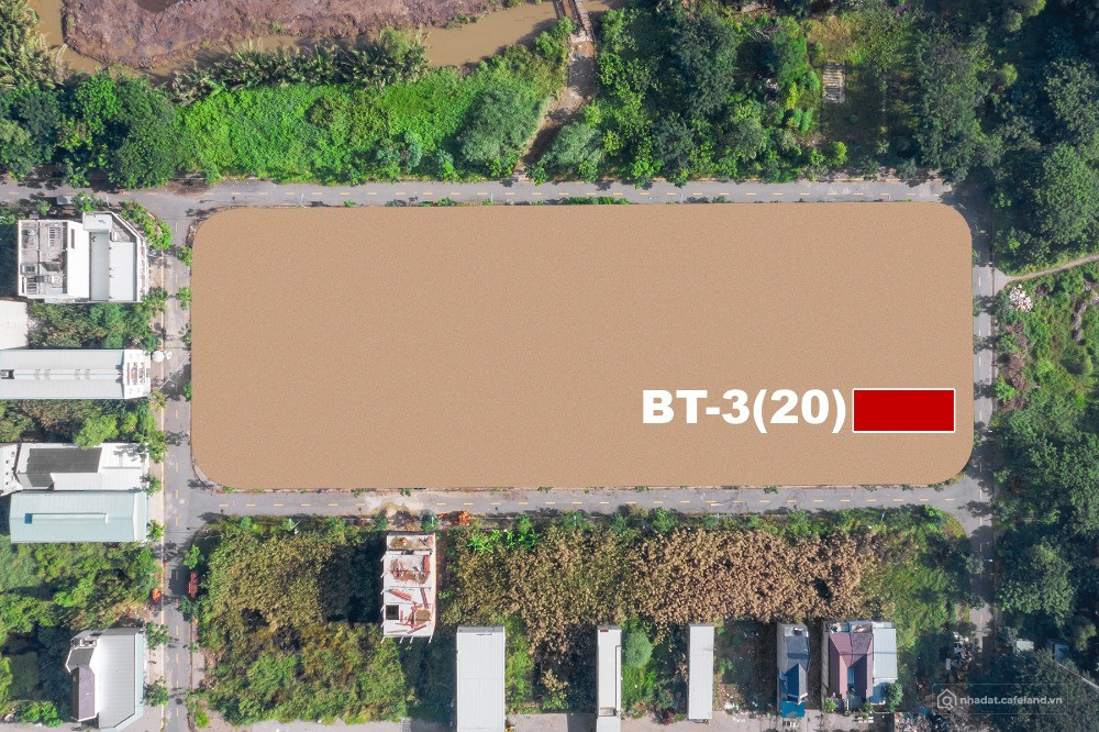 Đất nền gần KCN Long Hậu - Long An, sổ đỏ, nền 202,5m2 (BT3-20)
