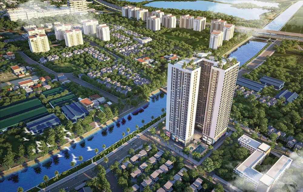 Blue Gem Pháp Vân 2 ngủ 77 m2 dự kiến chỉ 4,6 tỷ