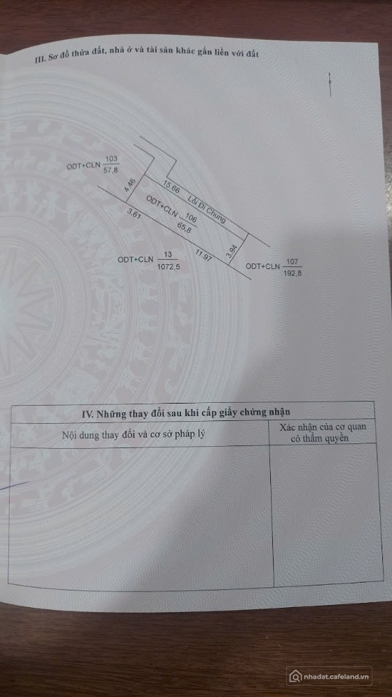 Bán gấp đất tại thị trấn An Châu An Giang giá siêu hời 459tr