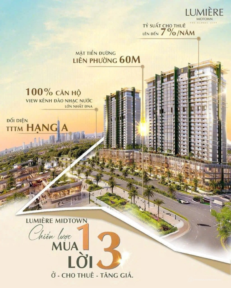 SIÊU PHẨM TRIỆU ĐÔ tại The Global City - Lumiere Midtown đã có giá chính thức