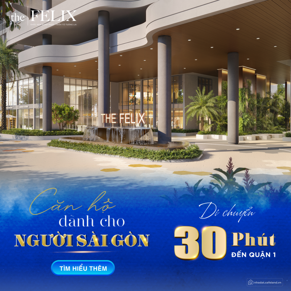 The Felix TP trên cây sở hửu ngay căn hộ view hồ cảnh quan ngay TP Thuận An Bình