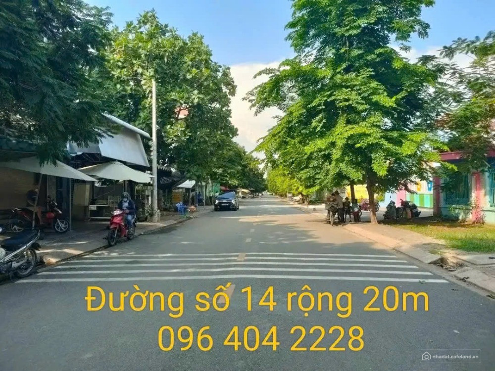 Chính chủ gửi bán nền mặt tiền đường 14 lộ giới đường 20m