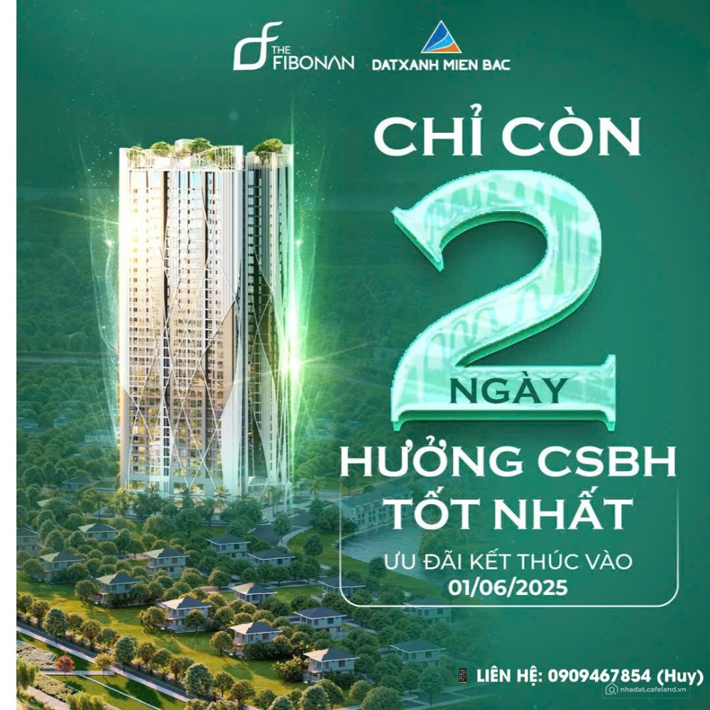 Cơ hội vàng chỉ còn 2ngày nữa là kết thúc CSBH tốt nhất của The Fibonan