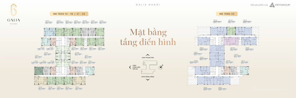 Nhận Booking căn hộ Galia Hà Nội. Trực tiếp CĐT, giá chỉ từ 7x tr/m2 Full NT