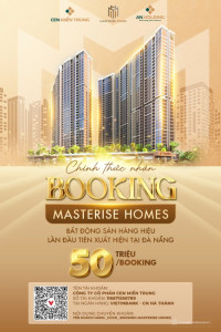 Nhận Booking căn hộ hạng sang thương hiệu Masterise Homes Đà Nẵng full nội thất