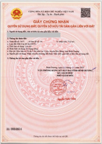 Còn 1 Lô Đẹp Ngay Trung Tâm Hành Chính Bàu Bàng