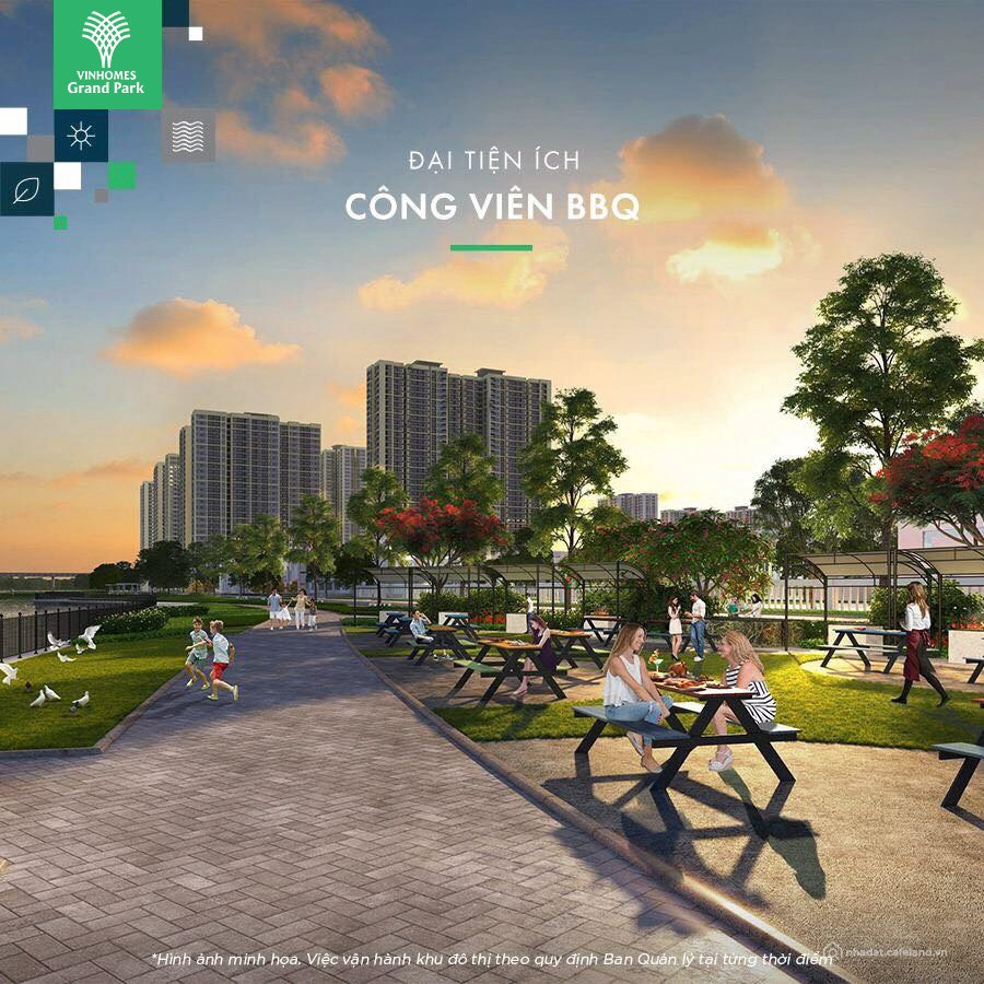 Bán căn hộ chung cư Vinhomes Grand Park 2 PN +1, vay ngân hàng 70%