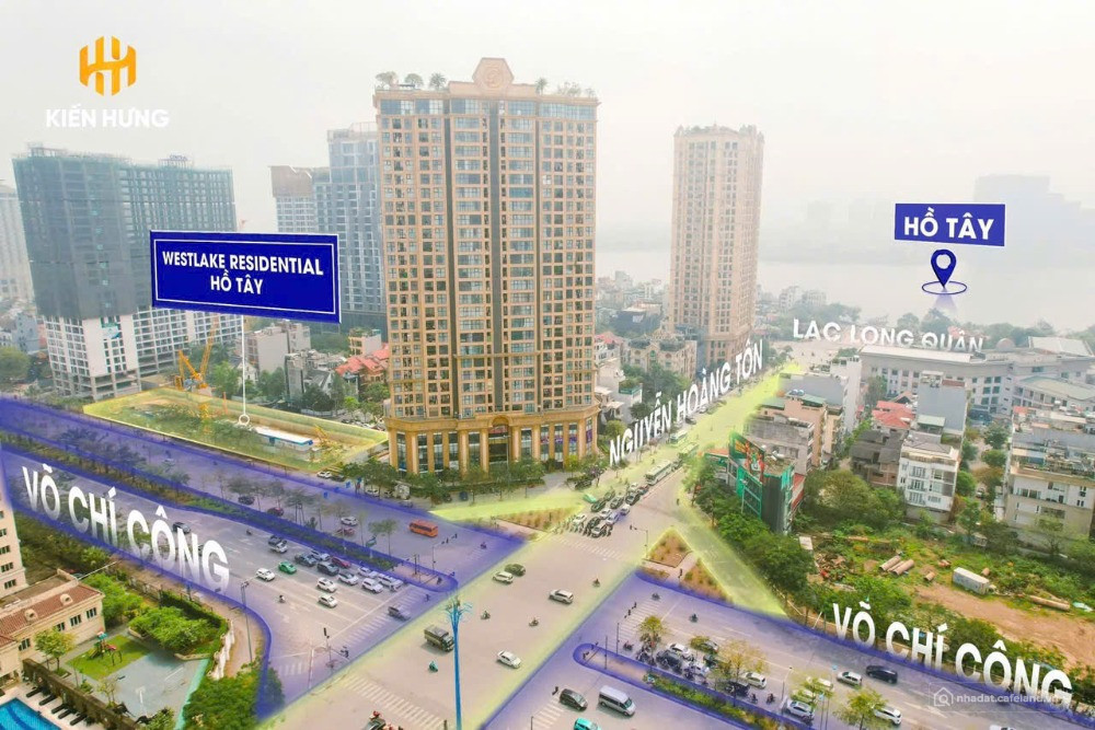 Mở bán căn hộ dự án Westlake Residential Tây Hồ- 2 ngủ + 2 vệ sinh, 82.2m2