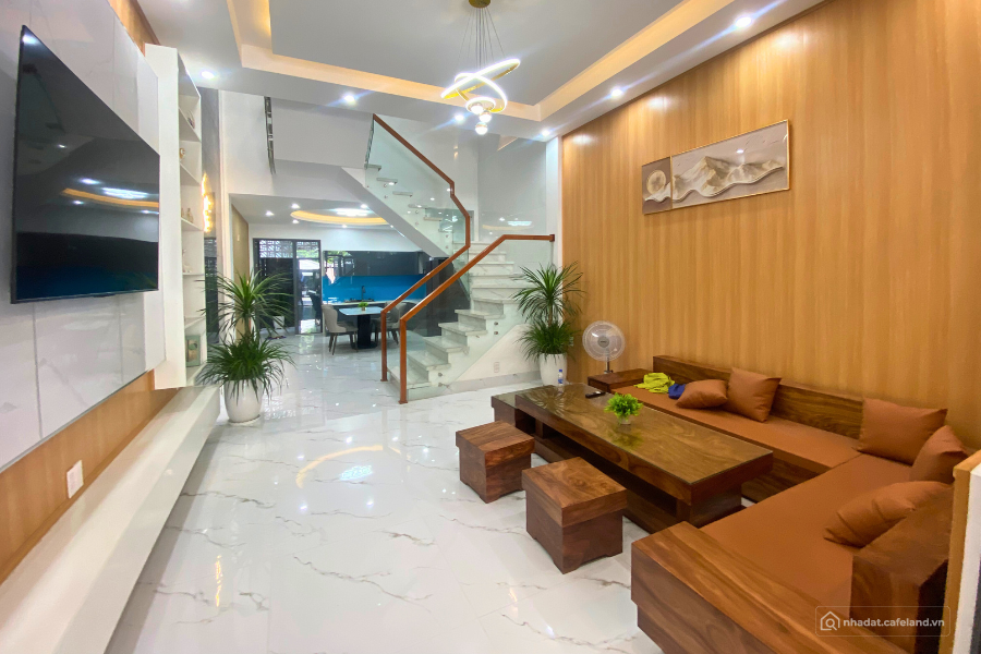 Bán nhà mặt tiền Nguyễn Thúy, Hòa Minh – 3 Tầng full nội thất