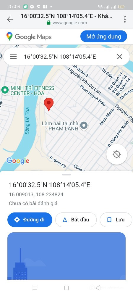 Bán 2 lô đất liền kề ven sông hoà quý ,ngũ hành sơn