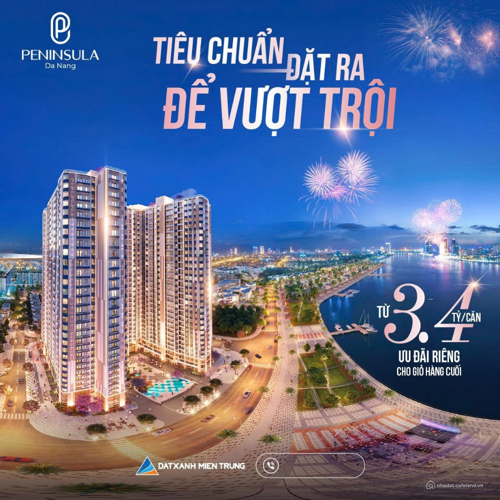 CĂN HỘ 2 PHÒNG NGỦ PENINSULA ĐÀ NẴNG - CHỐN AN CƯ ĐẲNG CẤP VEN SÔNG HÀN, GIÁ GỐC