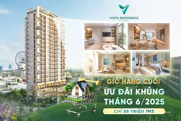 VISTA RESIDECE: BÁN SIÊU CĂN HỘ TẦNG 14 2PN 76M2, VIEW THÀNH PHỐ CHỈ TỪ 4,6 TỶ