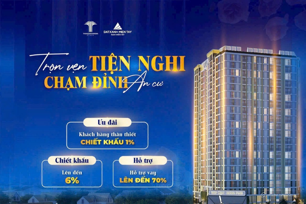 Sở hữu căn hộ cao cấp ngay trung tâm Ninh Kiều, Cần Thơ chỉ từ 450 triệu (30%