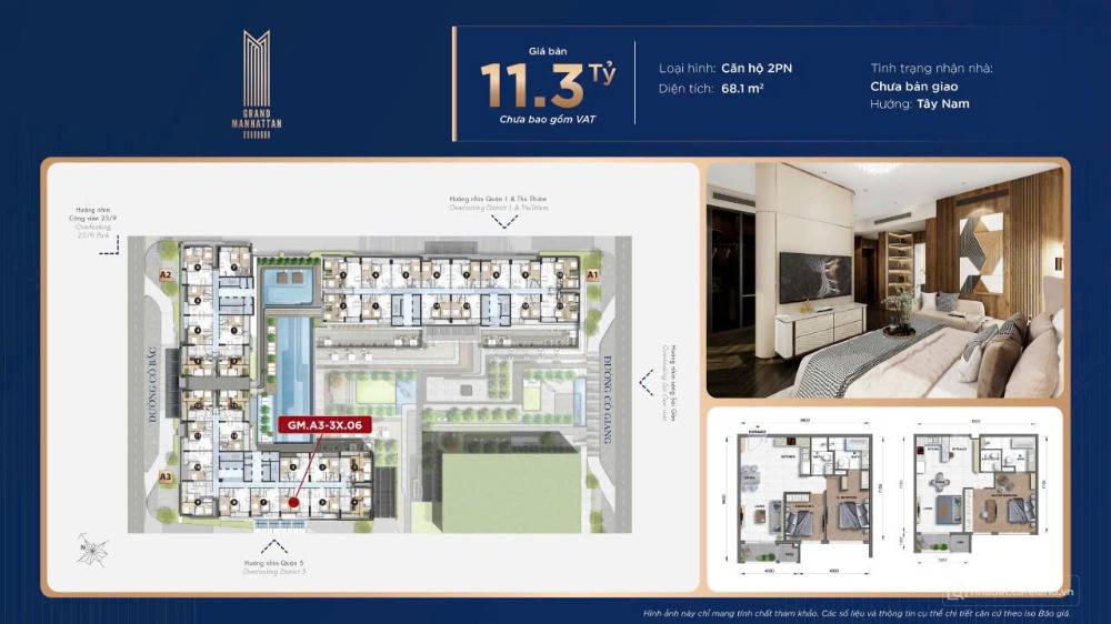 Căn hộ kim cương trung tâm quận nhất _ The Grand Manhattan