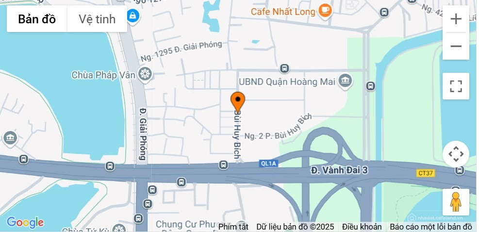 Bán nhà 12 m mặt phố Bùi Huy Bích, Hoàng Mai