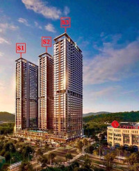 Duy nhất Căn Studios 31m2 Ngoại Giao View chéo Biển, Hồ Điều Hoà, Nhạc nước HL