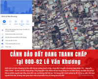 "CẢNH BÁO KHÔNG MUA BÁN ĐẤT TRANH CHẤP THỬA 397 80d 82 Lê Văn Khương, xã Đông T
