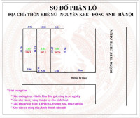 ĐẤT THỔ CƯ tại KHÊ NỮ. NGUYÊN KHÊ. ĐÔNG ANH. HN
