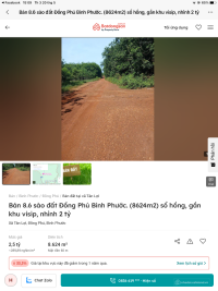 Bán đất Đồng Phú gần trung tâm huyện Đồng Phú , gần tuyến số 4