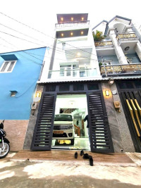 NHÀ ĐẸP  - HẺM TO - DT 50M2-  4 TẦNG- FULL NỘI THẤT-  PHAN HUY ÍCH- GÒ VẤP