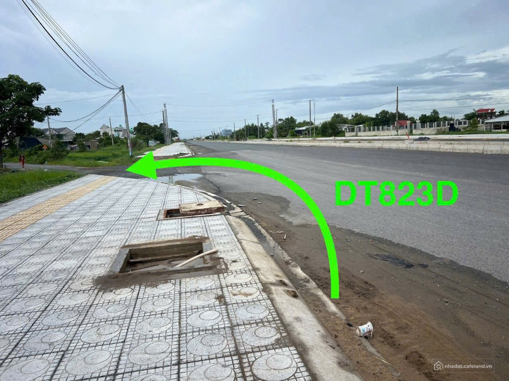 Giá Mềm Sốc - Lô Thổ Cư Tiềm Năng Đường DT823D Đức Hòa Thượng