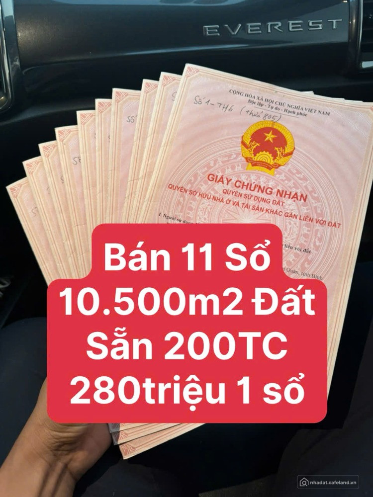 Bán 10.500M2 Đất Ngay Chợ Tân Hưng – Hớn Quản – 200 Thổ Cư – Giá Chỉ 280 Triệ