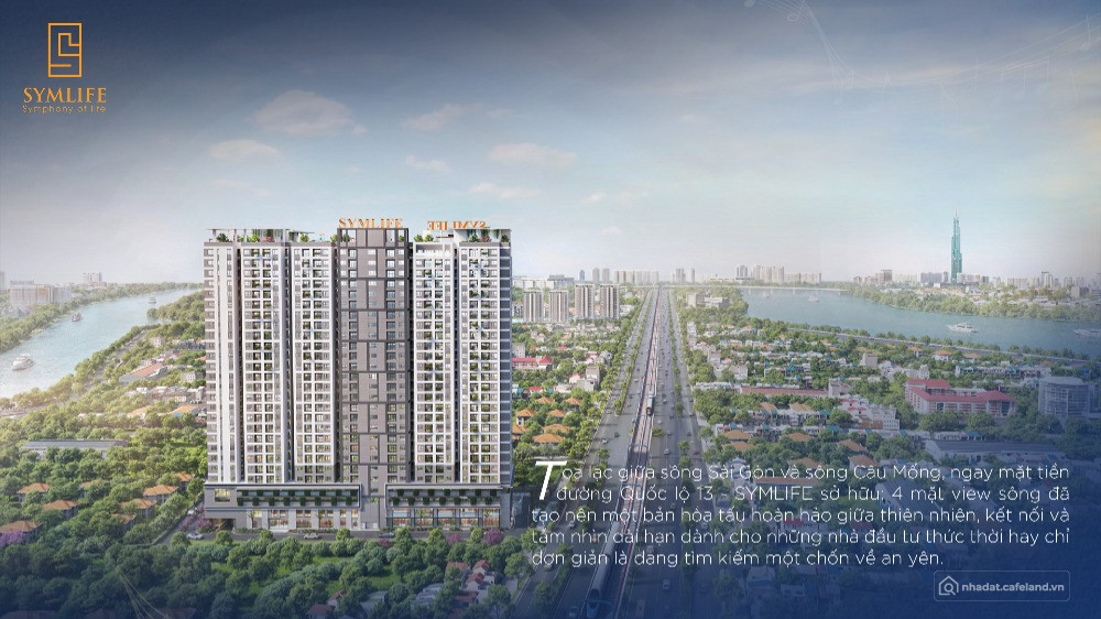 Căn hộ Symlife mặt tiền QL 13, view Landmark 81 - giỏ hàng độc quyền CK cao