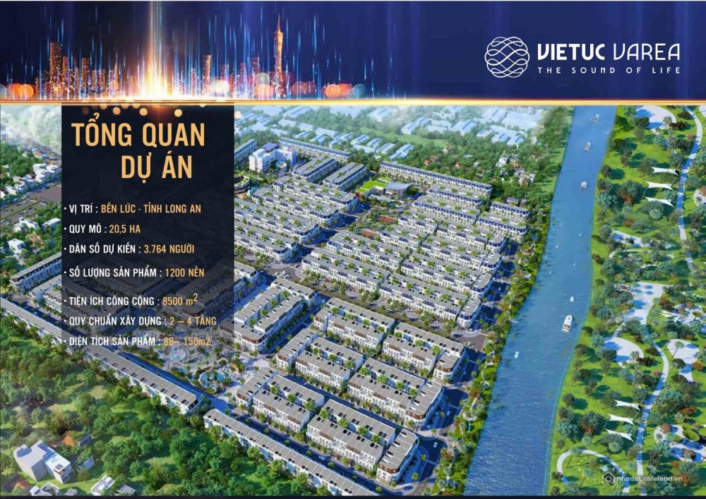 Bán đất nền dự án The Solia - Huyện Bến Lức, Long An