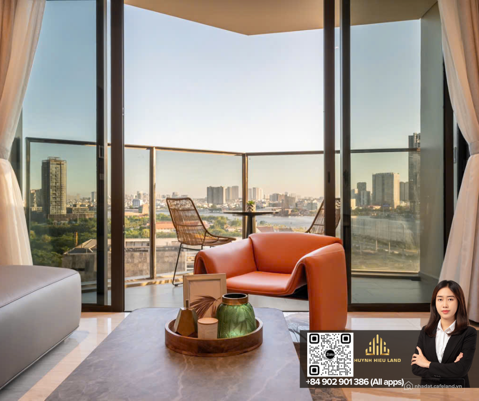 THE OPERA CHO THUÊ CĂN HỘ 2PN | 77M2 | ĐẦY ĐỦ NỘI THẤT TẦNG CAO VIEW SÔNG & Q1