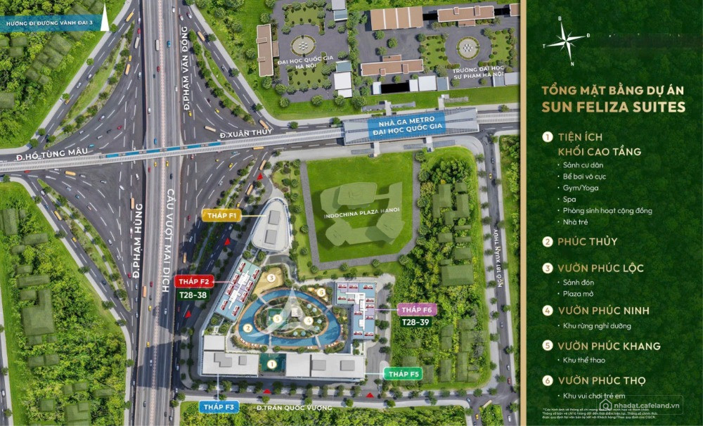 Độc quyền căn hộ Penthouse tại dự án Sun Feliza Suites Cầu Giấy