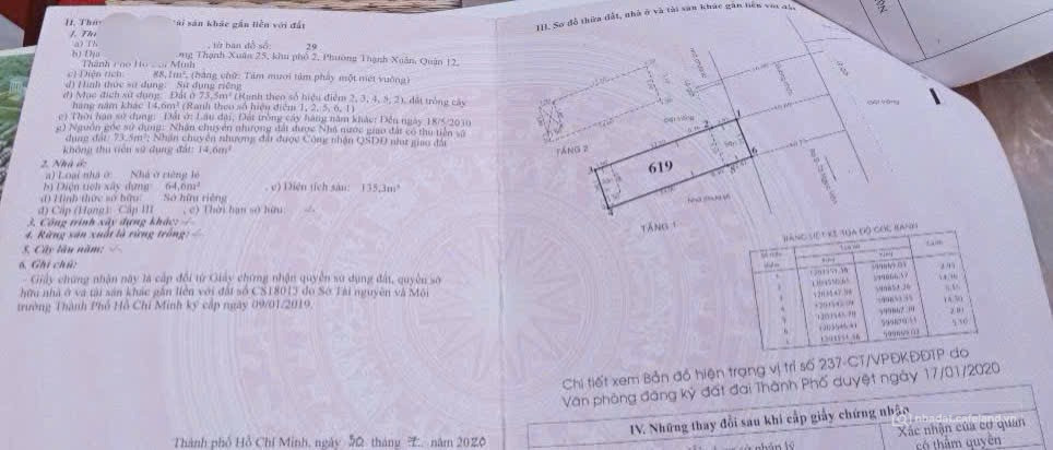 Nhà bán MT Kinh Doanh Đg Ba Phụ. 1/Thạnh Xuân 25.