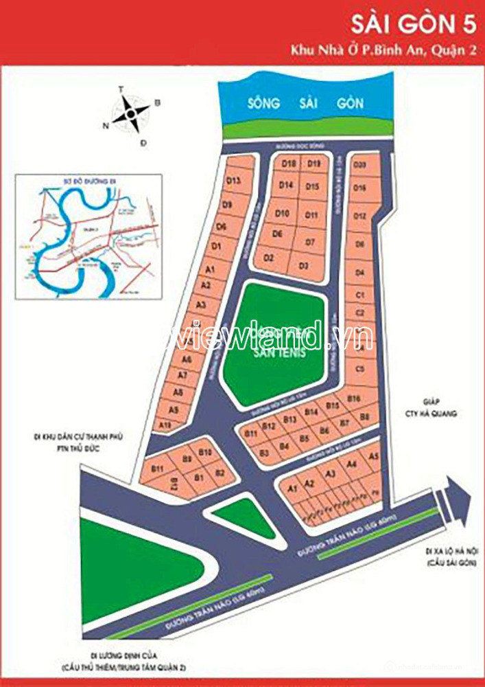 Bán biệt thự Rivermark Trần Não, 360m² đất, góc 2 mặt tiền cực đẹp, giá 112 tỷ