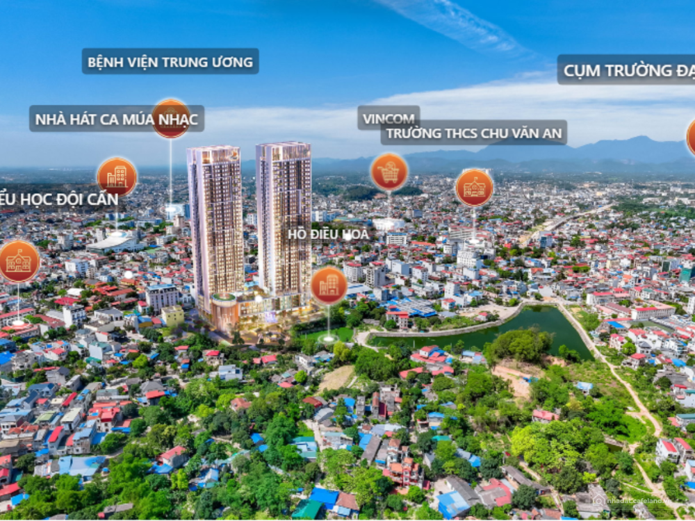 Mở Bán Đợt Đầu Tiên Chung cư Diamond Hill Thái Nguyên căn hộ cao cấp bậc nhất