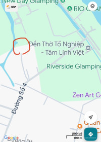 Đất nhà vườn 3501m2, đường nhựa số 4, phường Long Phước