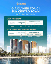 HOT!!! Chỉ với 700 triệu sở hữu ngay căn hộ dự án Sun Centro Town view vịnh di