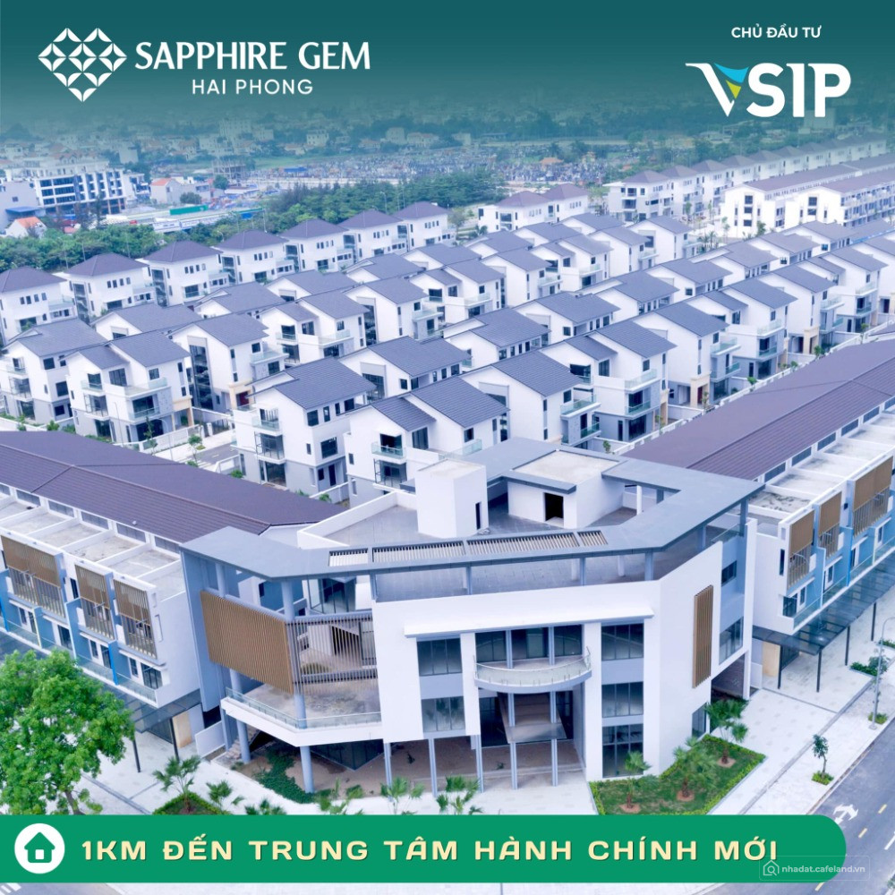 Bán shophouse Saphia Gem Hải Phòng - Căn 140m, giá 7,5 tỷ - 083,848,9898