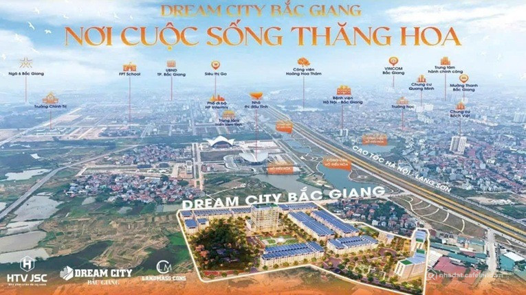 Dream City Bắc Giang – Khu đô thị kiểu mẫu tại trung tâm TP. Bắc Giang