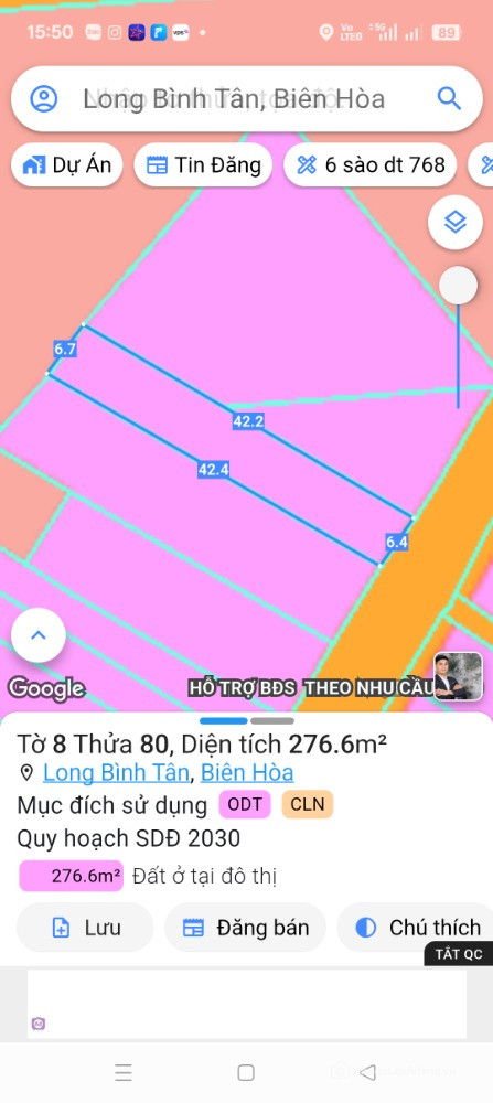 Bán nhà ngay sau BigC Ngã Tư Vũng Tàu, ngay cổng KCN 2 Biên Hòa. 336m