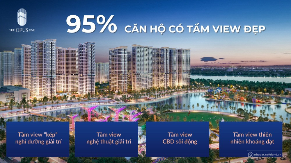 The Opus One – Cơ hội sở hữu căn hộ view triệu đô, nhận quà tới 500 triệu