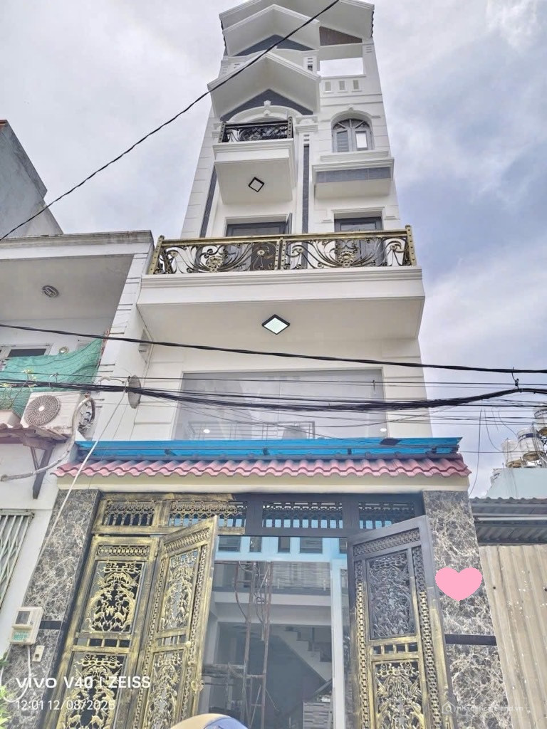 Bán nhà 5 tầng mới đẹp, 57m2 (4x15), Hẻm xe tải 6m Liên Khu 5-6, gần Aeon, chỉ