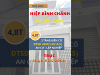 Bán nhà 3 tầng – Đường số 53, P. Hiệp Bình Chánh Nhà đẹp 4.8 TỶ