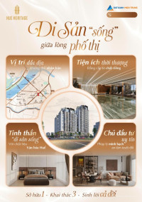 Ra mắt chung cư Đống Đa - Huế Heritage - Trung tâm cố đô - Sở hữu lâu dài