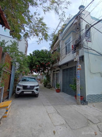 Nhà lô góc 2 mặt tiền xe hơi 1T1L