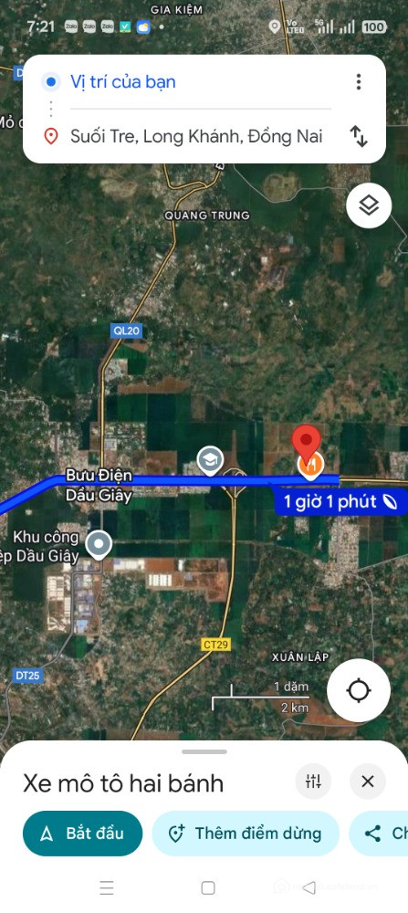 BÁN ĐẤT SUỐI TRE LONG KHÁNH - VỊ TRÍ VÀNG GẦN QL1A & CAO TỐC LONG THÀNH - SỔ SẴ