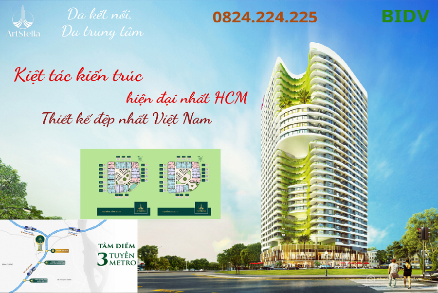 ArtStella căn hộ cao cấp hạng san tại cửa ngõ khu đông Hồ Chí Minh