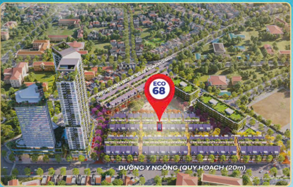 Ecopalace Đắk Lắk - Căn ECO68 Lộc Phát Song Hành
