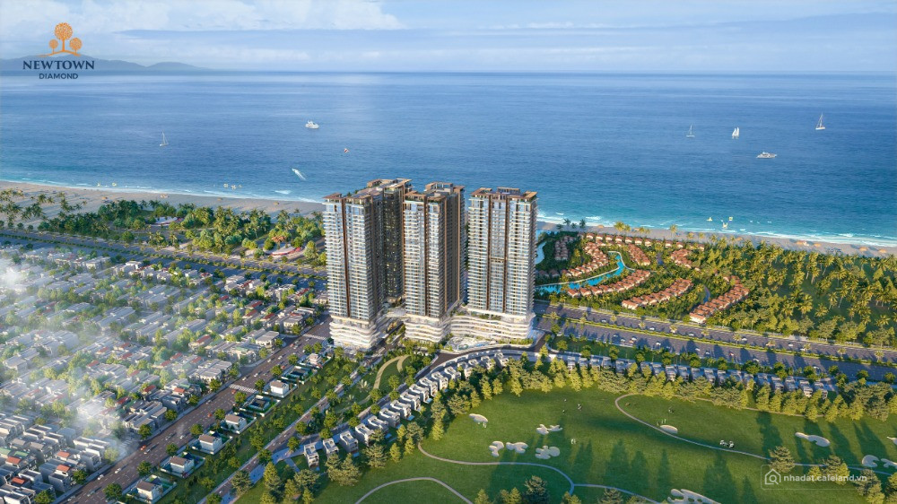 Căn hộ mặt biển Đà Nẵng, sổ hồng vĩnh viễn, giá chỉ 60tr/m² - New Town Diamon